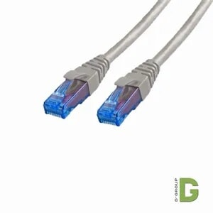 dGlink Stdr. Patchekabel 10m Kat 6A UTP Grå