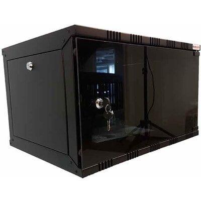 801900 19tommers  Veggskap 6U Dybde 400mm SORT.jpg