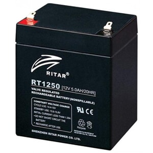 RITAR AGM Batteri 12V 5AH