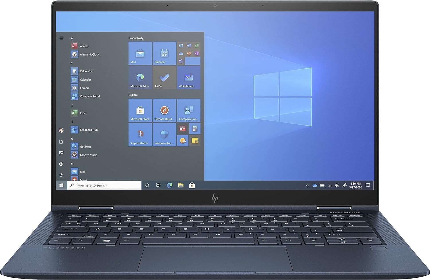 HP Elite Dragonfly G2 Intel i7 16GB 256SSD 2-i-1 pc 13.3