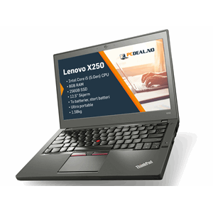 Lenovo X250 i5 8GB 256SSD CAM 12.5" W10p