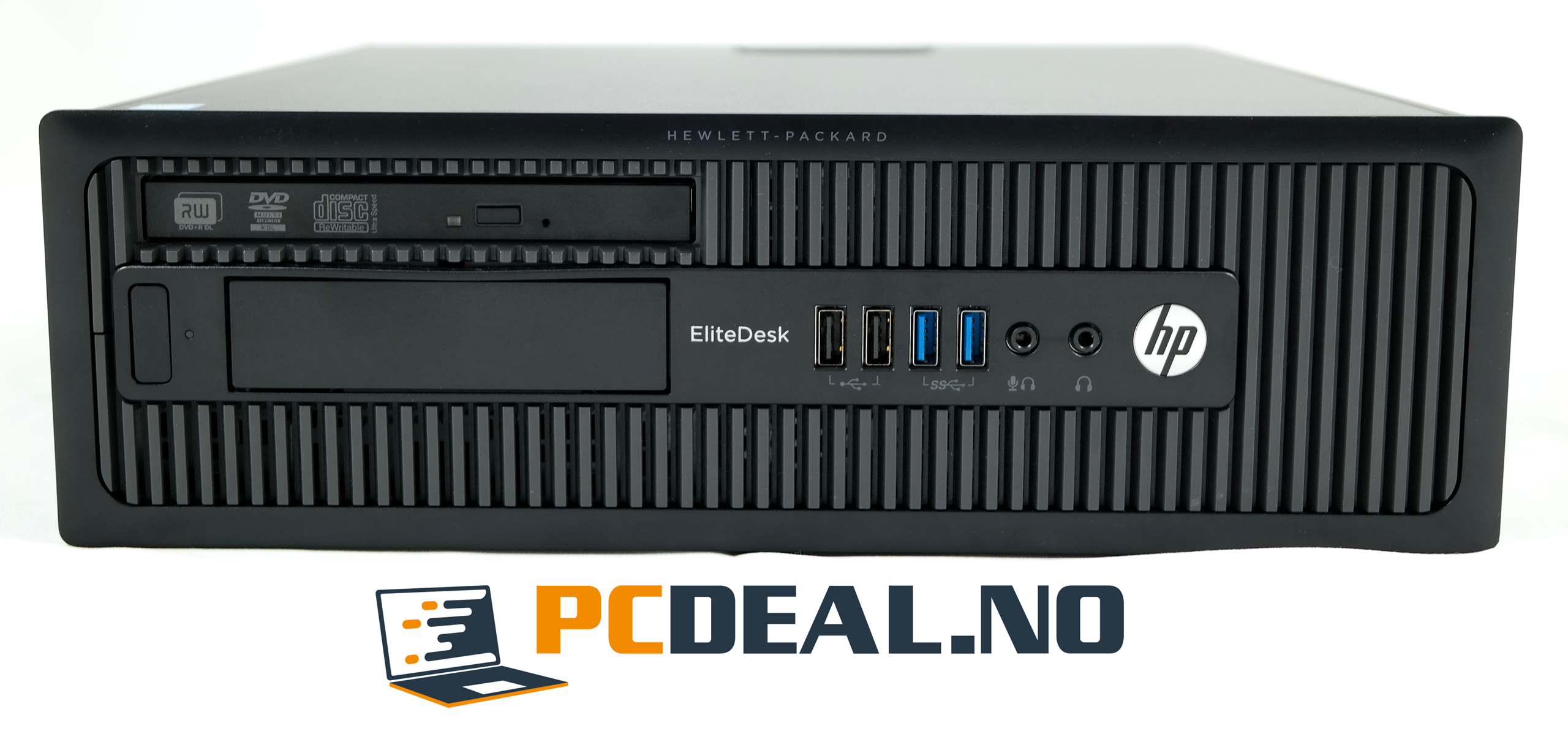 HP EliteDesk 800 G1 SFF i54590/8GB/128SSD+500GB/DVDRW/W10p PCdeal.no