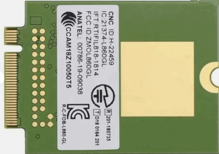Wwan Module P16 ThinkPad Fibocom L860-GL-16 4G LTE CAT16 M.2 WWAN Module - PCdeal.no